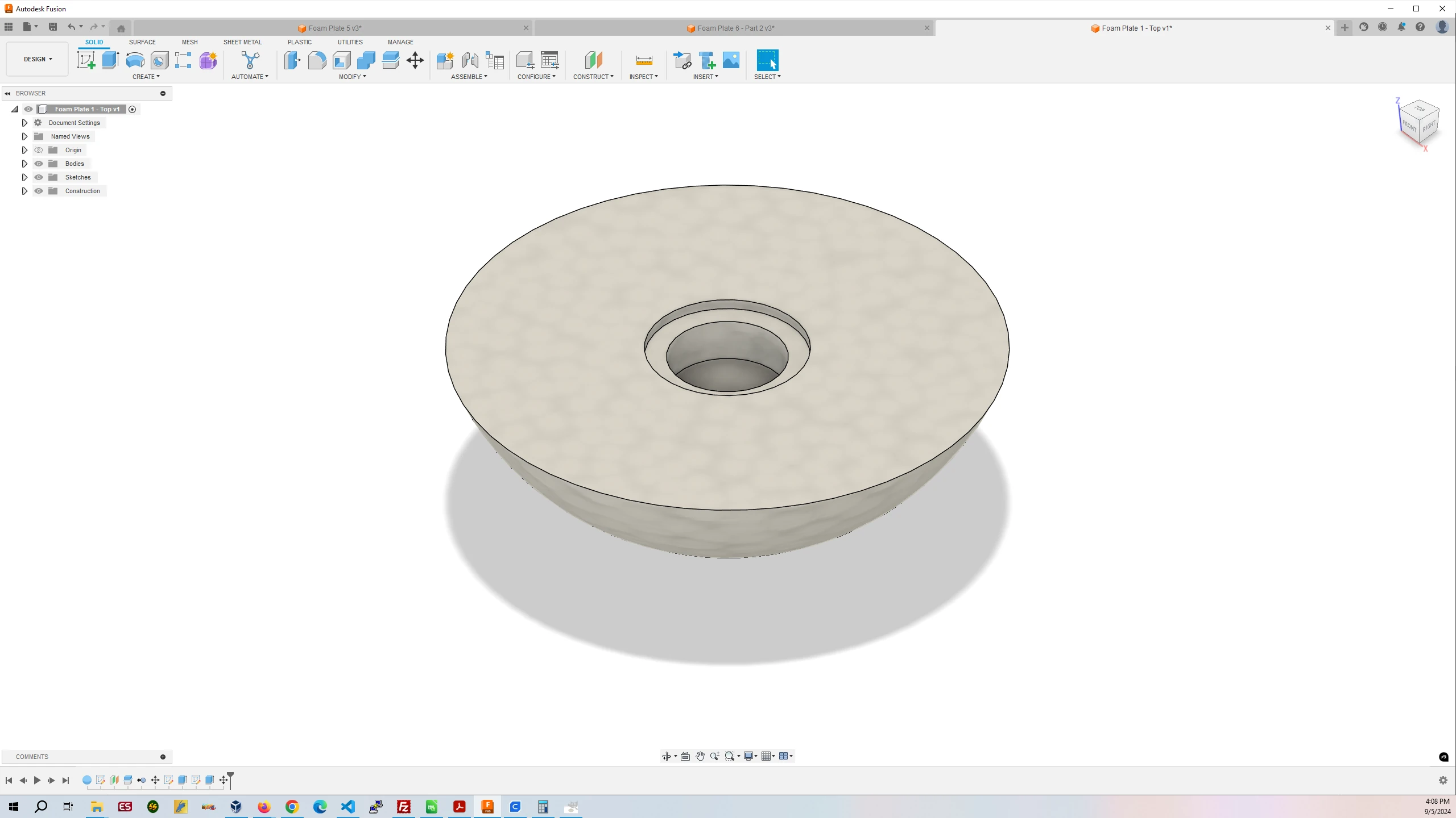 Mark 2 Foam Plate #1