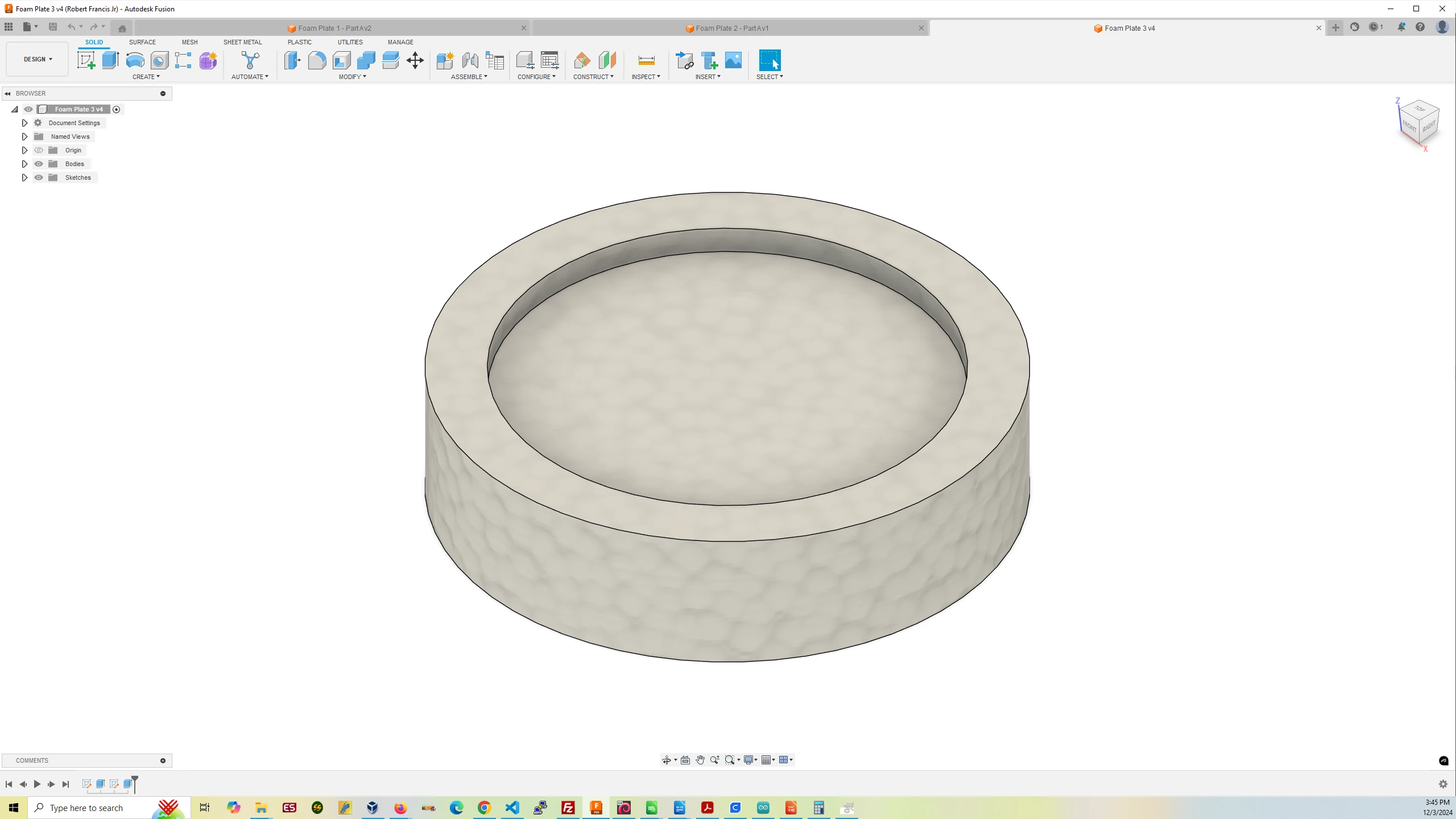 Mark 3 Foam Plate #3