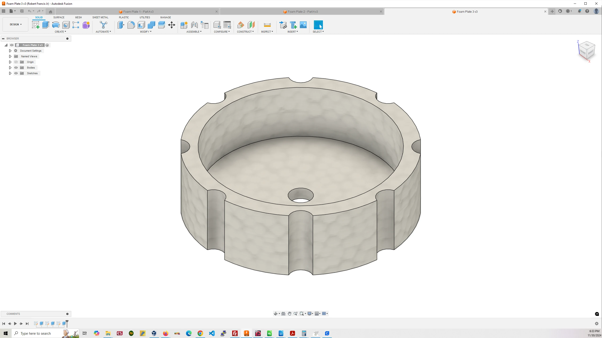 Mark 5 - Foam Plate #3