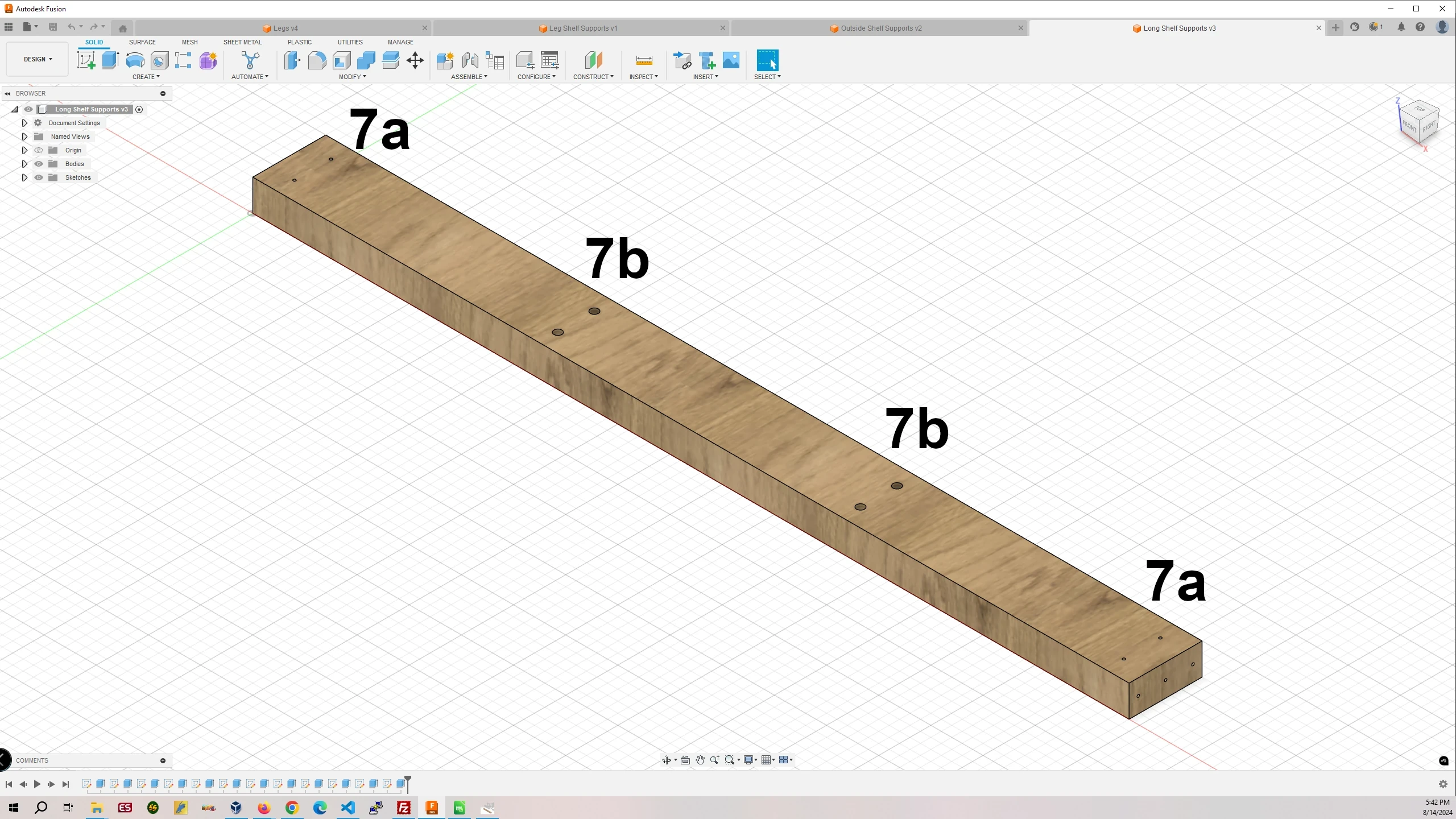 Long Shelf Supports